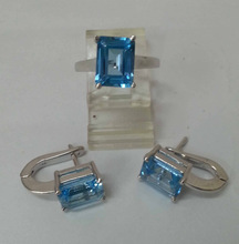 Sterling Silver Earring Ring set