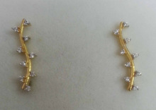 Sterling Silver Stamped earrings