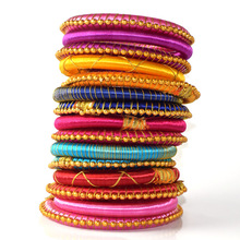 Wrapped Silk Thread Bangles