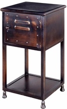 Industrial Metal Side Table