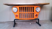 Retro Repurpose Jeep Office Table