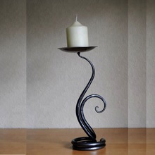 Bright Collection Metal Iron Candle Holder