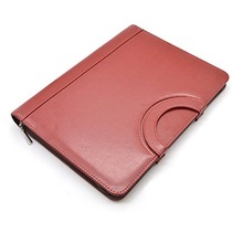 Genuine Leather Small Handle File Folder, Size : Customized Size