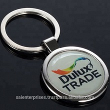 Promotional Metal Key Chain, Color : Silver