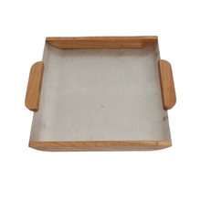 Aluminium and wood Serving Tray, Feature : Eco-Friendly
