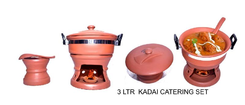 MC RCS54 Mud Kadai Catering Set