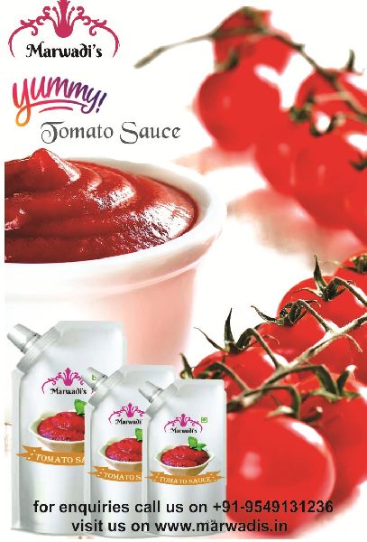 Marwadis Tomato Sauce, Form : Liquid