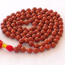 Apple Jasper Mala Bead