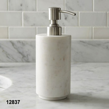 Brown Marble Liquid Soap Dispenser, Color : Natural