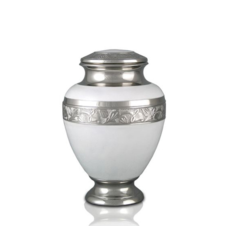 Brass Enamel Keepsake Urn