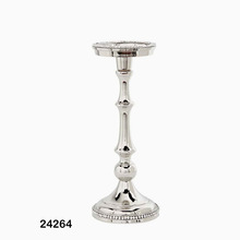 silver candle stand