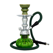 Small Glass Hookah, Color : Green