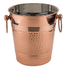 Stainless Steel Hammered Copper Plated  Cooler