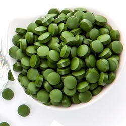 Wheatgrass Tablets, Color : Green