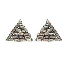 Baguette Cut Stud Earrings