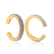 Diamond Ethnic Hoop Earrings