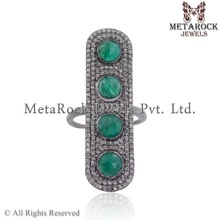 Emerald and Diamonds Ring