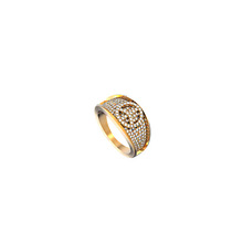 Gold Peace Symbol Ring