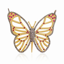 Gold Plated Butterfly Pendant