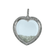  Heart Diamond Pendant, Occasion : Party