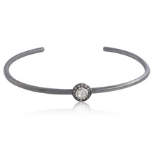 Silver Handmade Cuff Bangle Bracelet, Gender : Women's