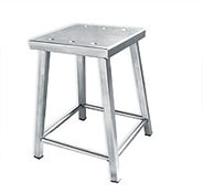 Square Polished Stainless Steel Multipurpose Stool, for Canteen, Office, Feature : Fine Finished