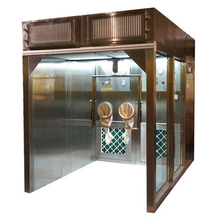 Stainless Steel Sampling Booth