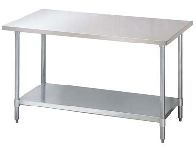 Polished Plain Stainless Steel Work Table, Feature : Durable