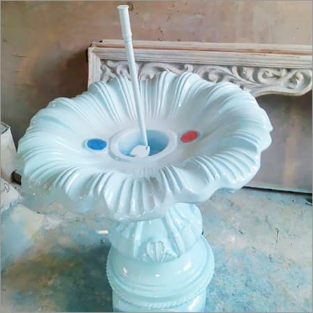 Polished Fibre Flower Fountain, Shape : Round