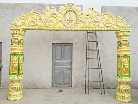 Fibre Golden Entry Gate, Style : Antique