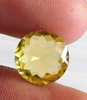Customer Require Loose Lemon Round Faceted Gemstone, for Jewelry, Gemstone Color : Picture