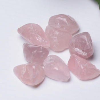 Rose Quartz Tumbled Stones, Gemstone Type : Natural
