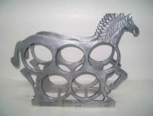 Aluminum Horse shape table bottle holder, Feature : Eco-Friendly