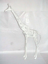 Aluminum Metal Giraffe figurine