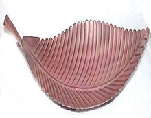 Decorative metal leaf shape tray, for Sundries