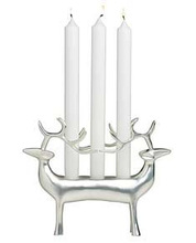 Silver candle stand for home decoration