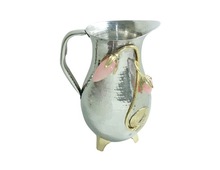 BRASS stainless steel water pitcher, Feature : Handmade