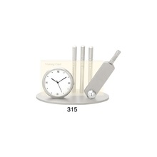 Metal cricket shape clock