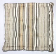  100% Cotton striped Box cushion, Feature : ECO Friendly