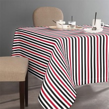 Striped table cloth made in India, Style : Plain