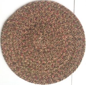 Cotton Round Braided Mat, for Floor, Feature : Anti-Slip