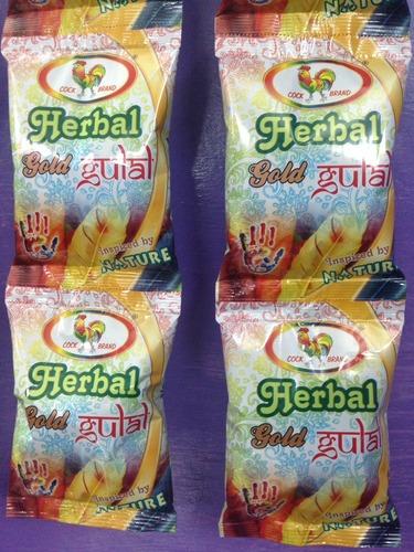 Herbal Gold Gulal, Packaging Type : in Plastic bags