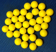 Rubber Reball for indoor games, Color : Yellow
