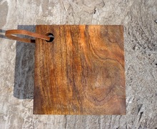 Wooden chopping board, Size : 9 x 9 x .75 Inch