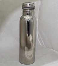 Copper Bottle With Nickel Finish