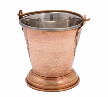 Copper Bucket With Brass Handle Copper Balti