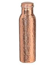 Pure Copper Water Bottle hammered, Certification : FDA