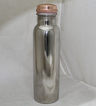TLT Metal Silver Color Bottle, Capacity : 600 ML, 750 ML