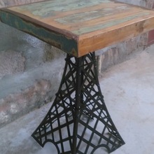 Metal eiffel tower stool