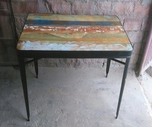 Industrial Dining Table, for Home Furniture, Size : Customized Size